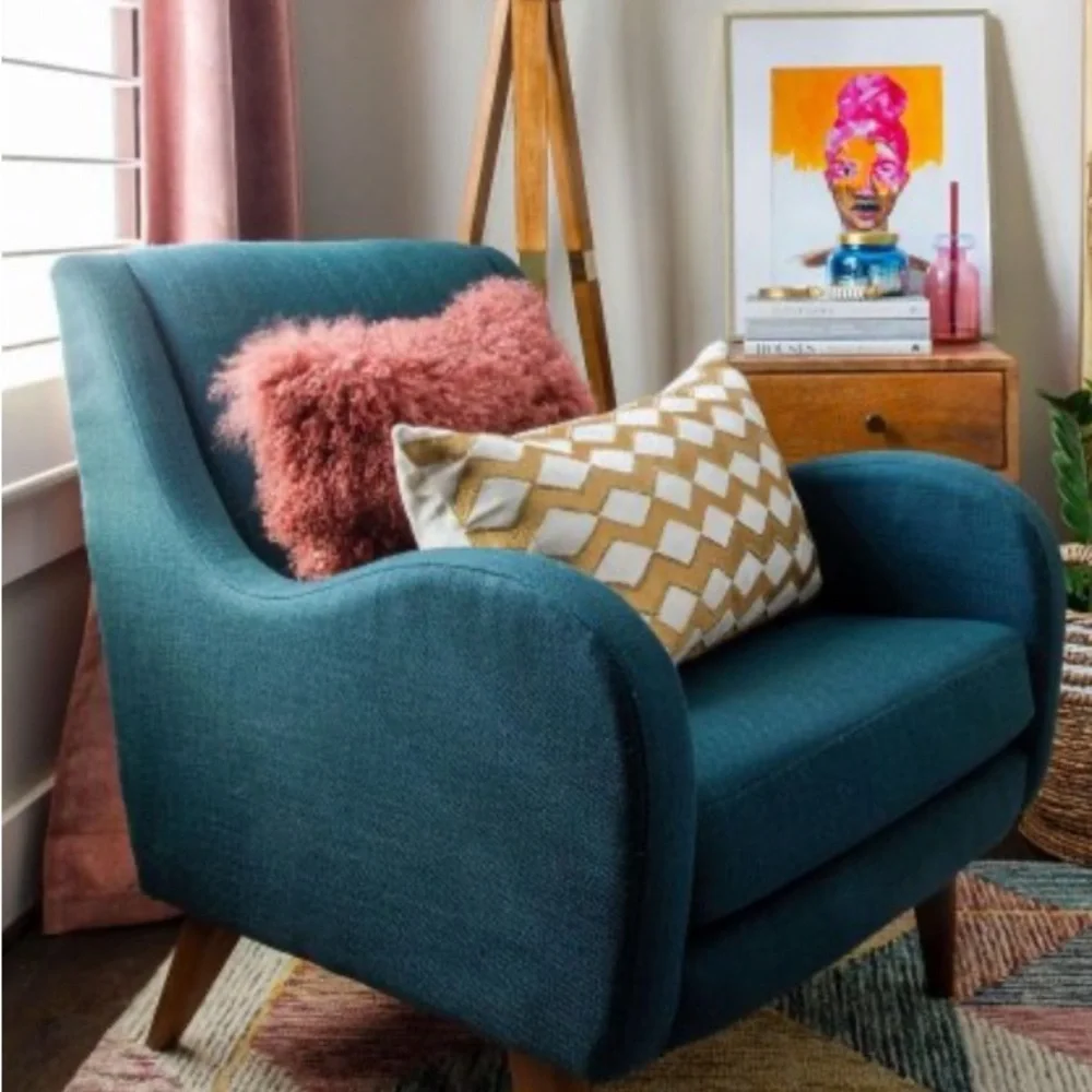 West Elm Mongolian Lamb Pillow Covers